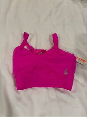 FP Movement by Free People Hot Pink Seamless Sports Bra